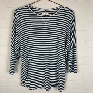 Lou & Grey Striped Dolman Top XS